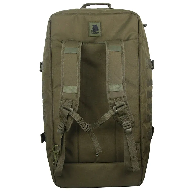 80L Large Tactical Duffel Bag - 3 Way Backpack, Crossbody, Handbag for Outdoor Travel