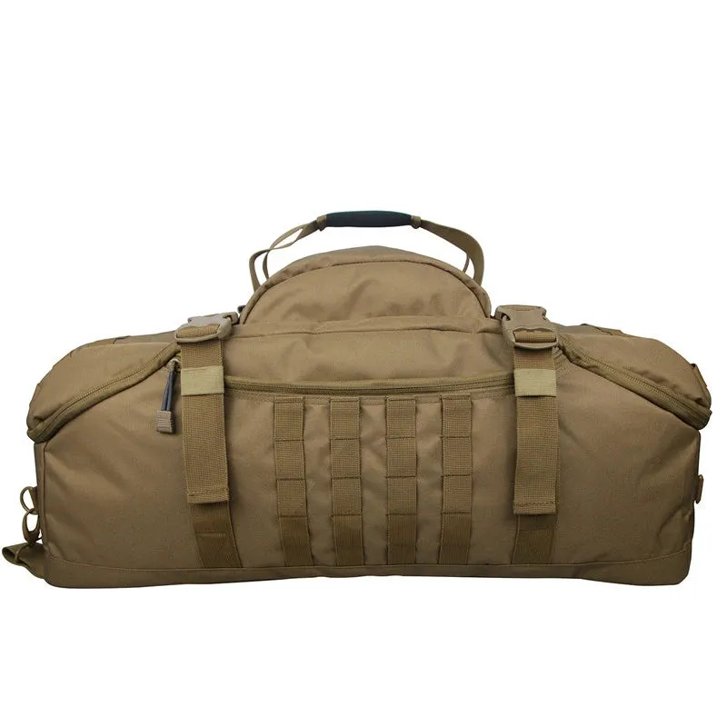 80L Large Tactical Duffel Bag - 3 Way Backpack, Crossbody, Handbag for Outdoor Travel