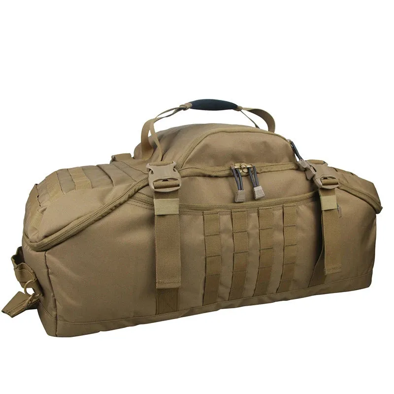 80L Large Tactical Duffel Bag - 3 Way Backpack, Crossbody, Handbag for Outdoor Travel