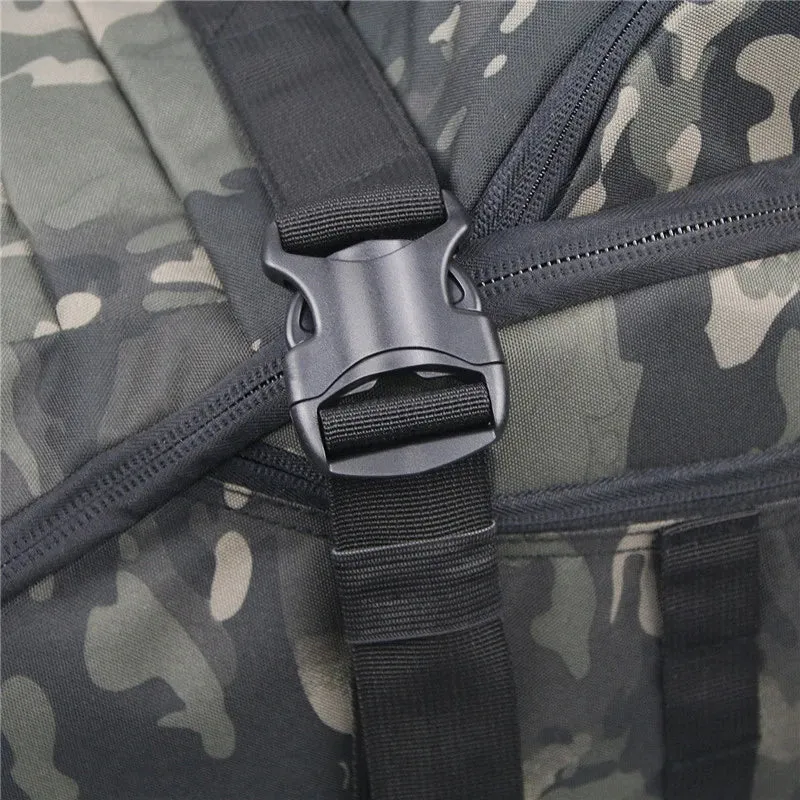 80L Large Tactical Duffel Bag - 3 Way Backpack, Crossbody, Handbag for Outdoor Travel