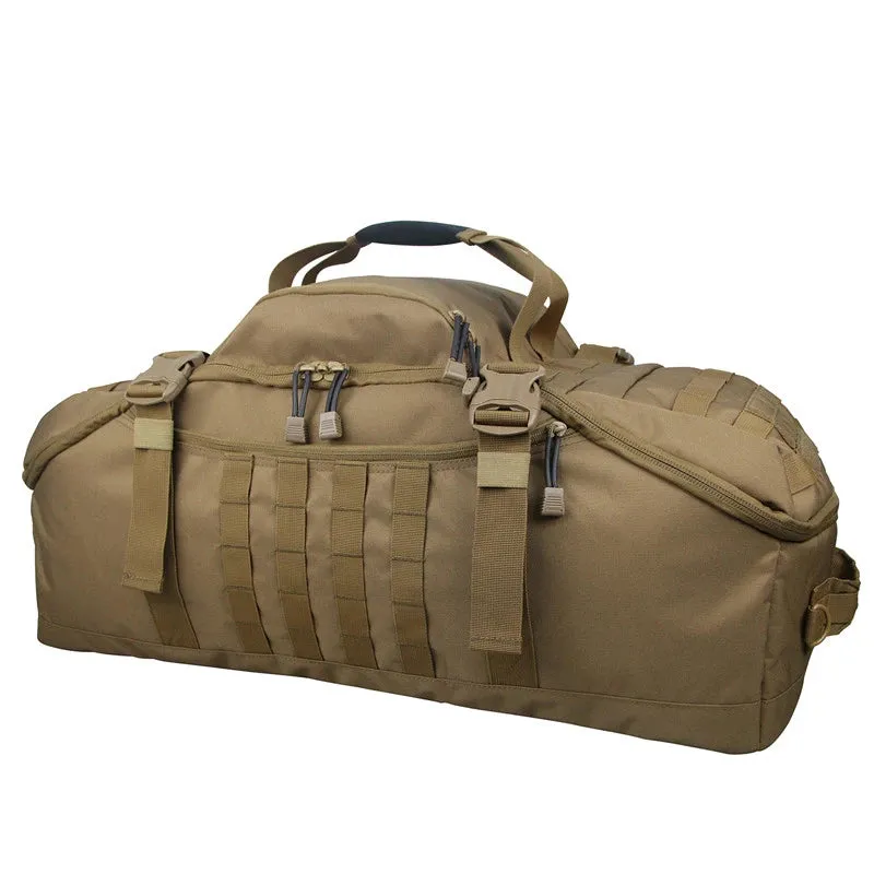 80L Large Tactical Duffel Bag - 3 Way Backpack, Crossbody, Handbag for Outdoor Travel
