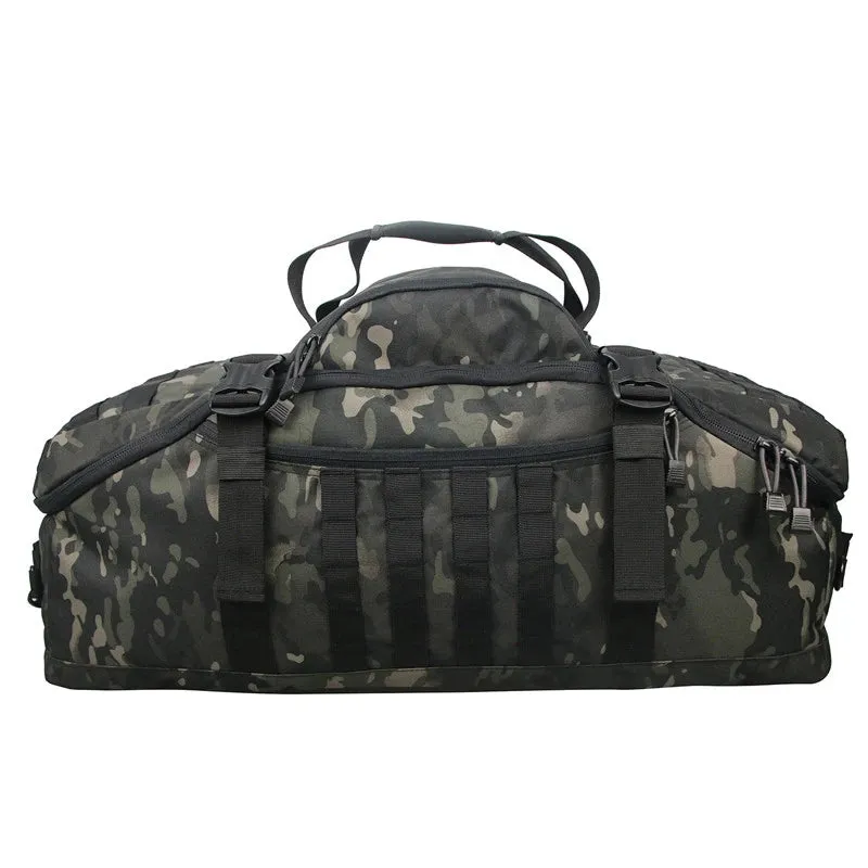 80L Large Tactical Duffel Bag - 3 Way Backpack, Crossbody, Handbag for Outdoor Travel