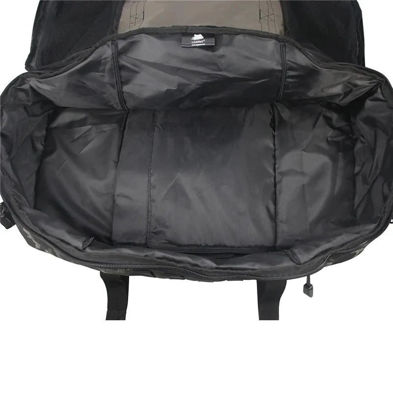 80L Large Tactical Duffel Bag - 3 Way Backpack, Crossbody, Handbag for Outdoor Travel