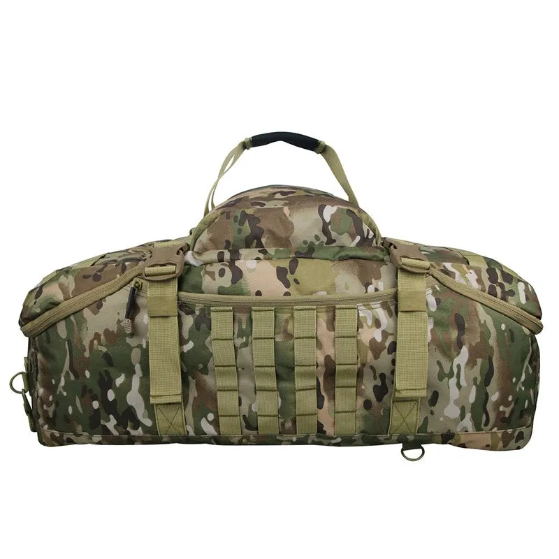 80L Large Tactical Duffel Bag - 3 Way Backpack, Crossbody, Handbag for Outdoor Travel
