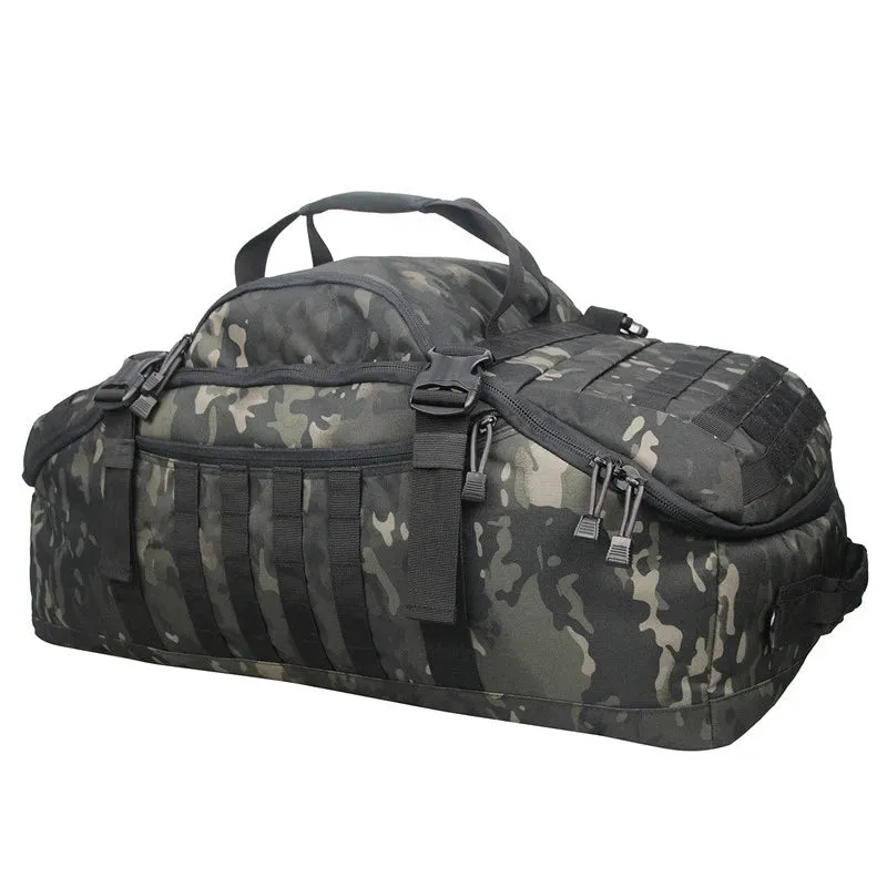 80L Large Tactical Duffel Bag - 3 Way Backpack, Crossbody, Handbag for Outdoor Travel