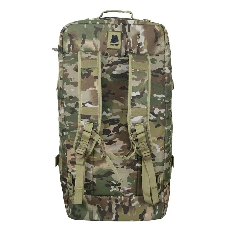 80L Large Tactical Duffel Bag - 3 Way Backpack, Crossbody, Handbag for Outdoor Travel
