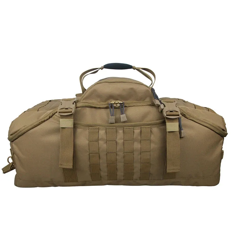80L Large Tactical Duffel Bag - 3 Way Backpack, Crossbody, Handbag for Outdoor Travel