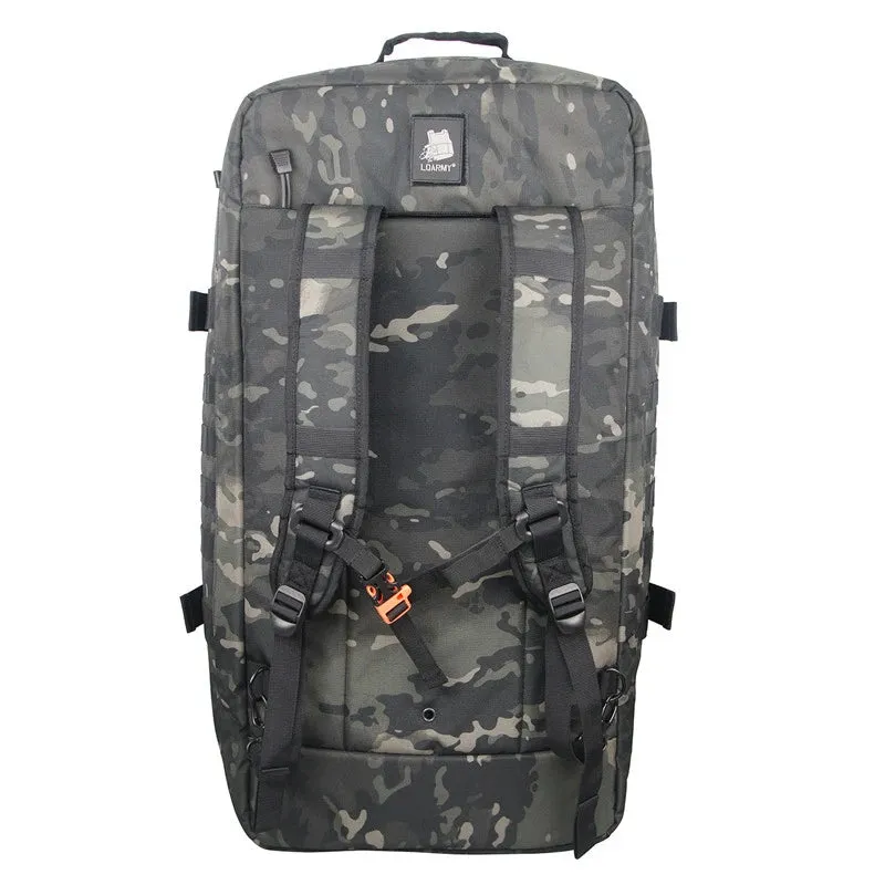 80L Large Tactical Duffel Bag - 3 Way Backpack, Crossbody, Handbag for Outdoor Travel