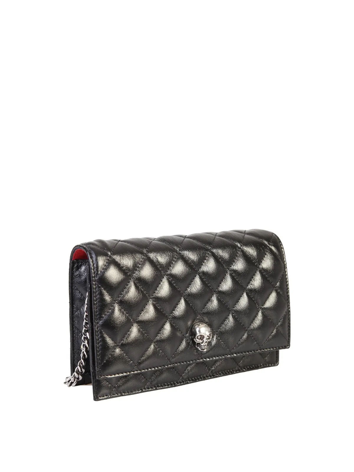 Alexander McQueen Diamond Quilted Skull Shoulder Bag