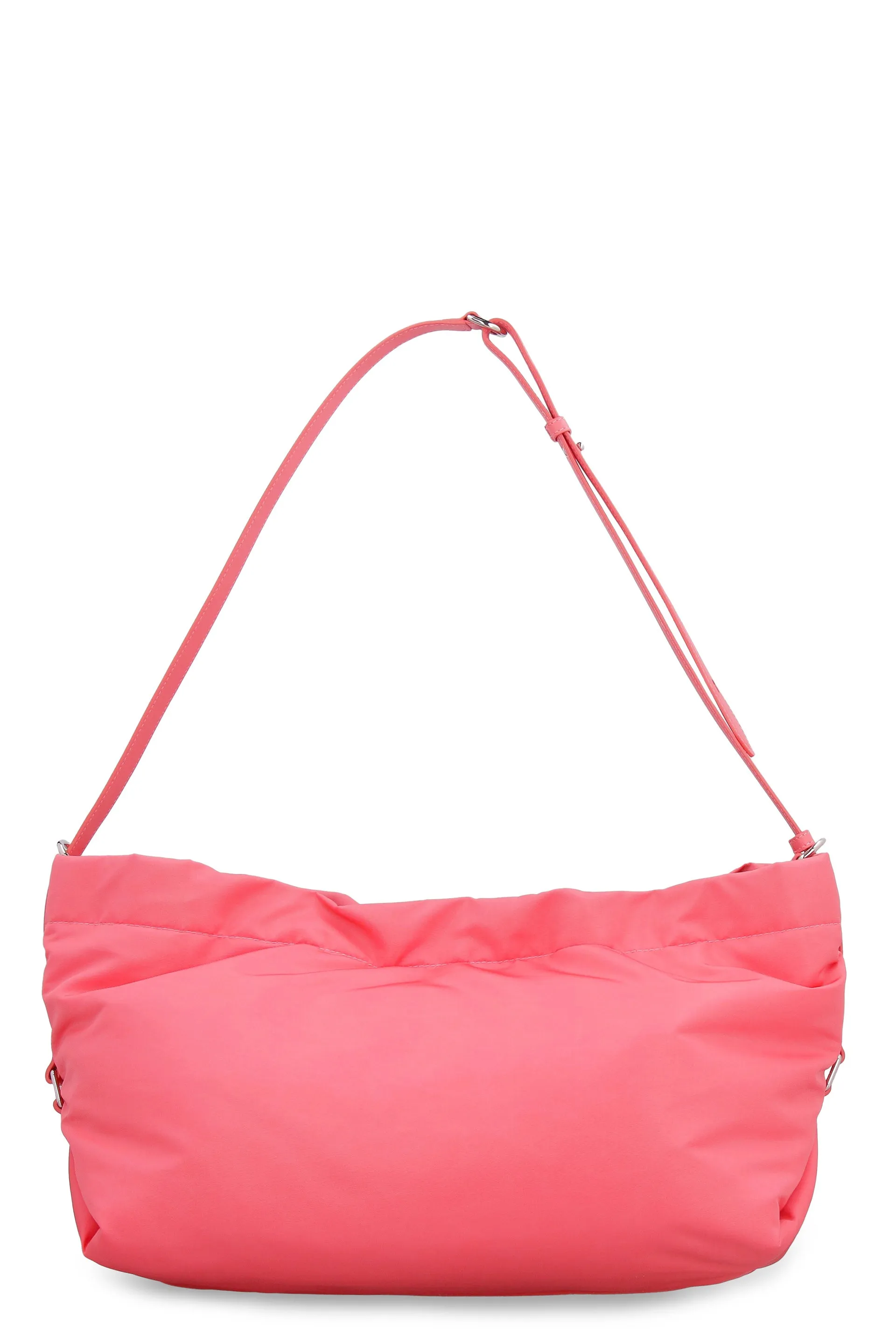 Alexander McQueen Logo Embroidered Zip-Up Shoulder Bag