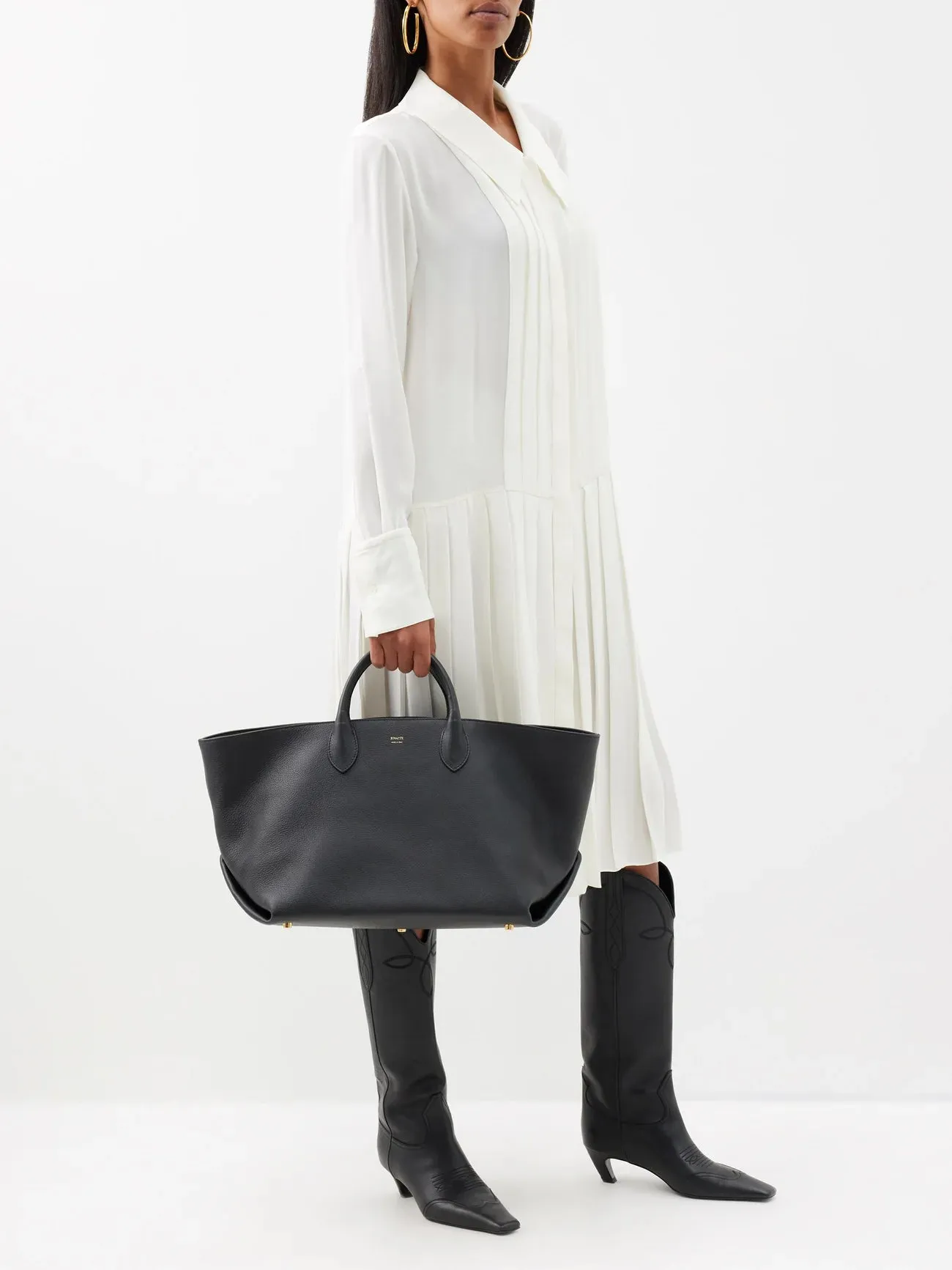 Amelia Medium Leather Tote Bag