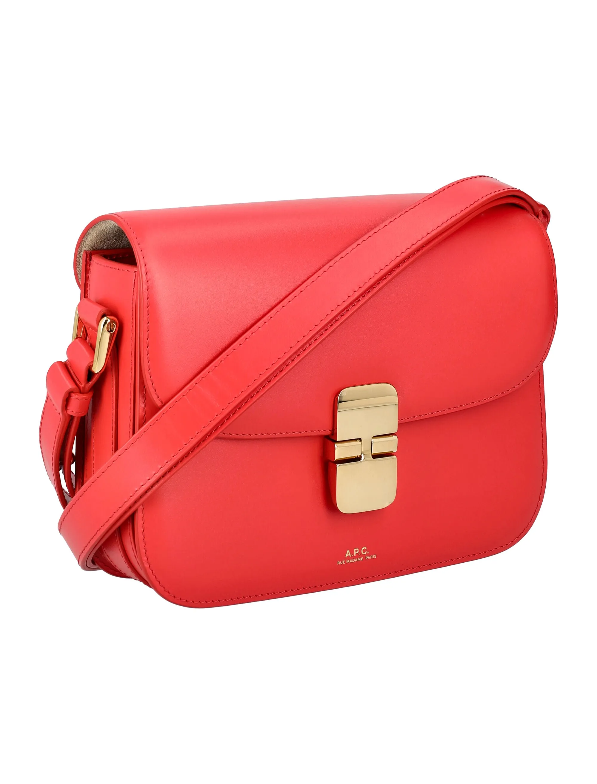 A.P.C. Logo Detailed Foldover Shoulder Bag