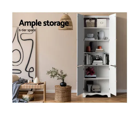 Artiss Buffet Sideboard 4 Doors - BERNE White