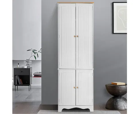 Artiss Buffet Sideboard 4 Doors - BERNE White