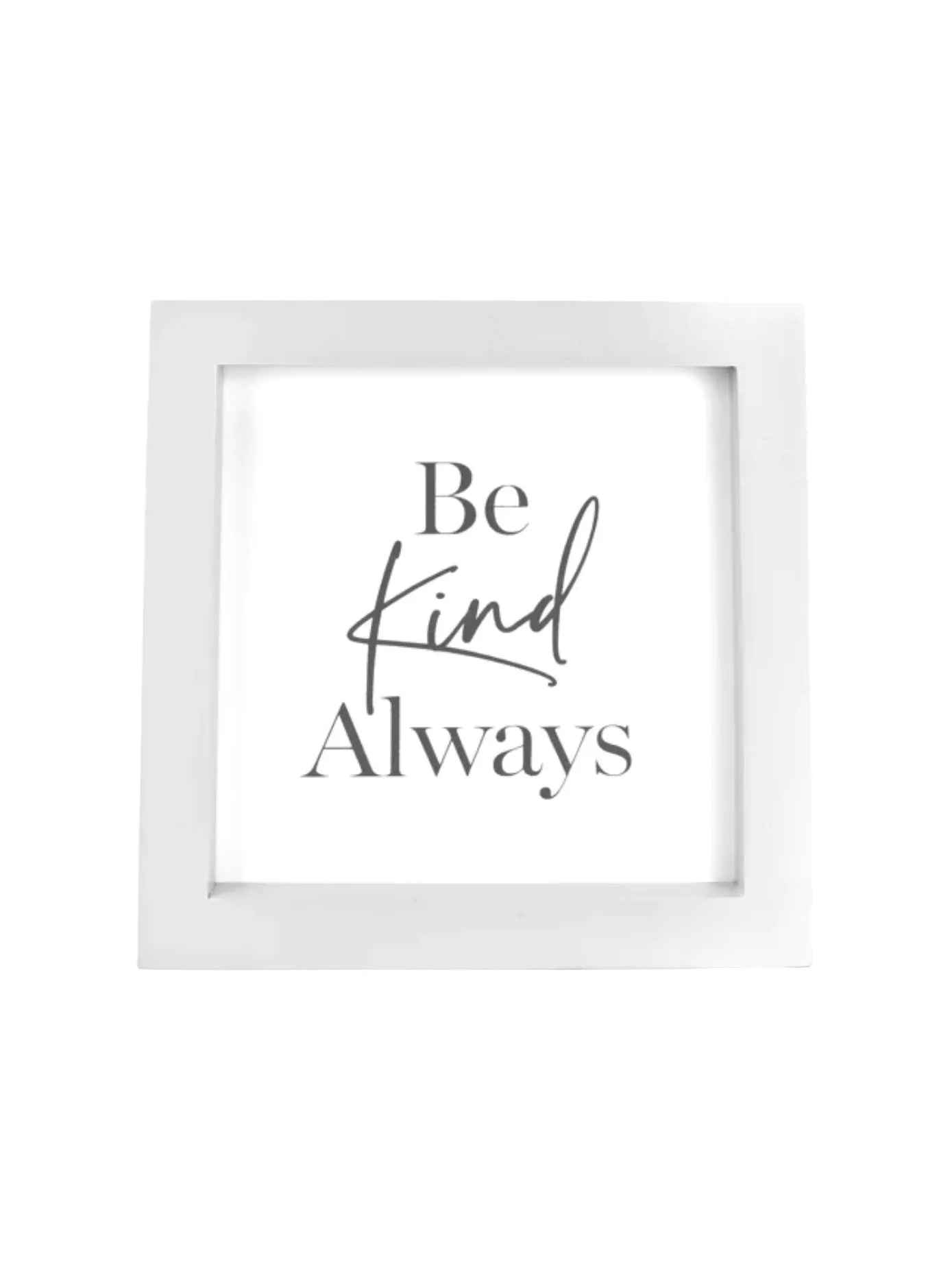 Beige Moments Wall Plaque - Be Kind Always
