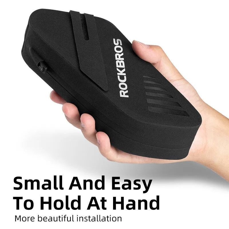 Bicycle Saddle Bag 0.6L Capacity Waterproof Bike Rear Tail Bag Can Hang Taillights MTB Road Bike Bag