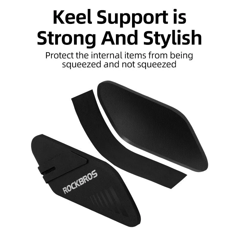 Bicycle Saddle Bag 0.6L Capacity Waterproof Bike Rear Tail Bag Can Hang Taillights MTB Road Bike Bag