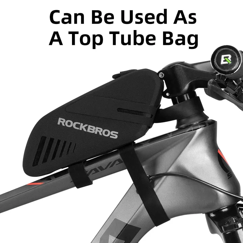 Bicycle Saddle Bag 0.6L Capacity Waterproof Bike Rear Tail Bag Can Hang Taillights MTB Road Bike Bag