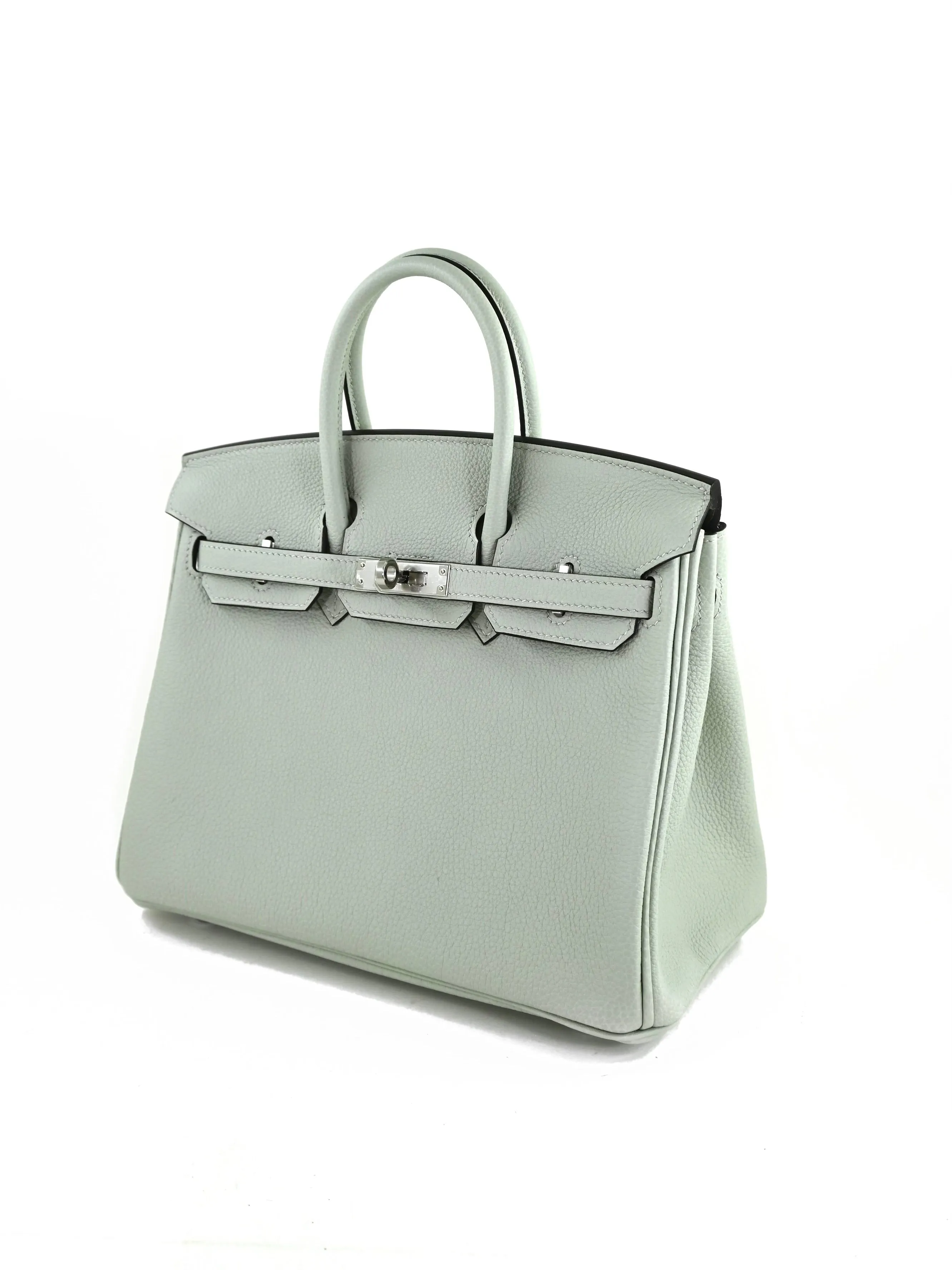 Birkin 25 Gris Neve Togo PHW