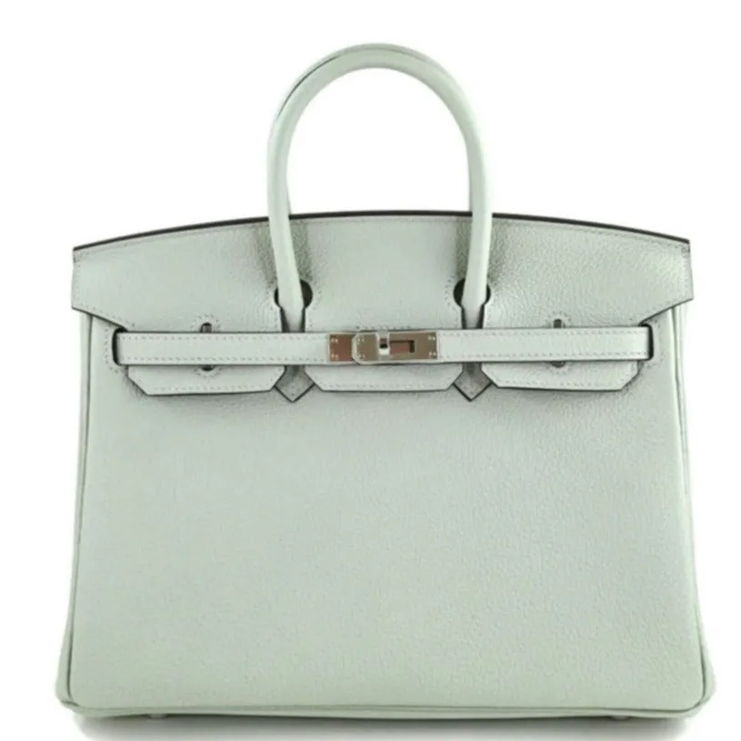 Birkin 25 Gris Neve Togo PHW