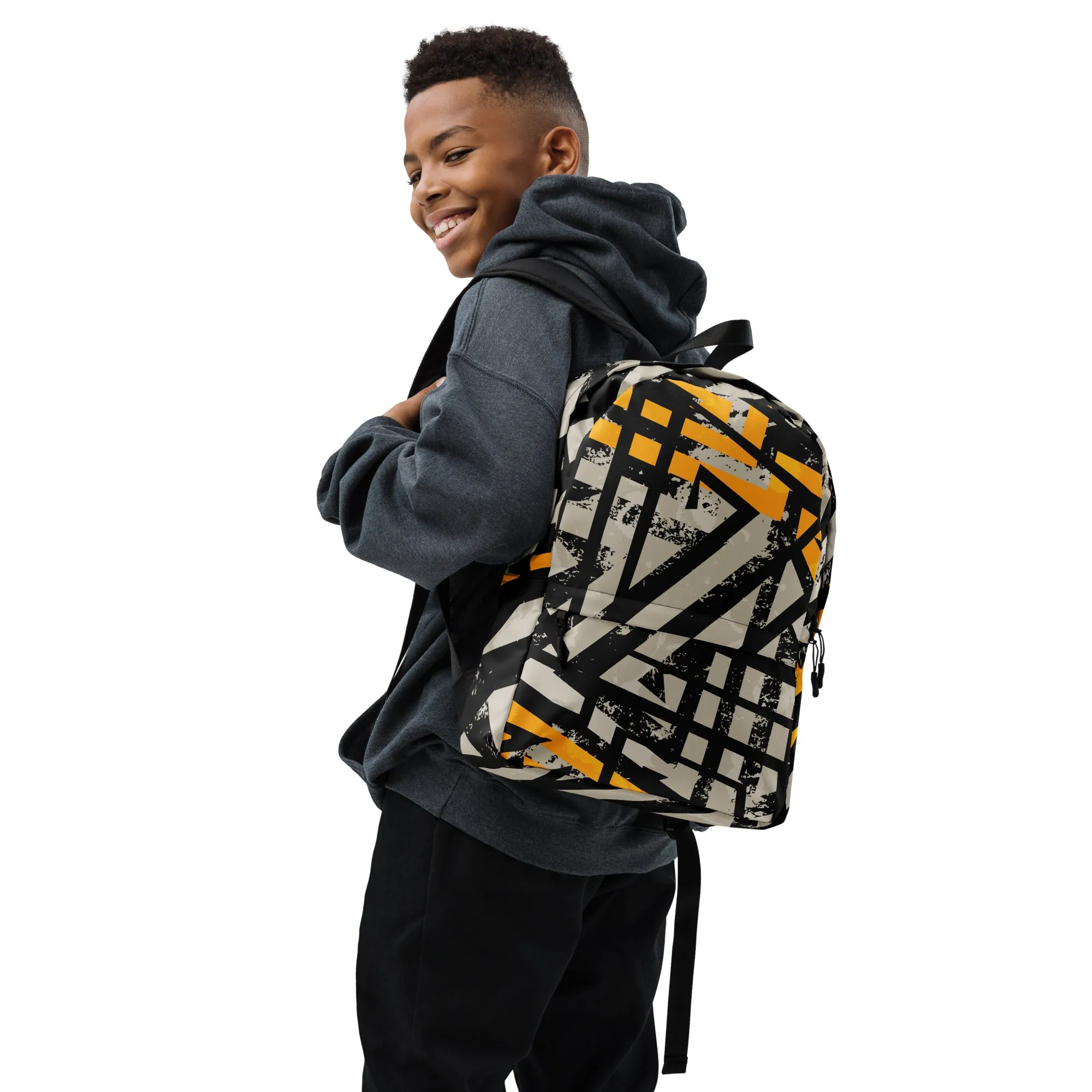Black and Gold Backpack