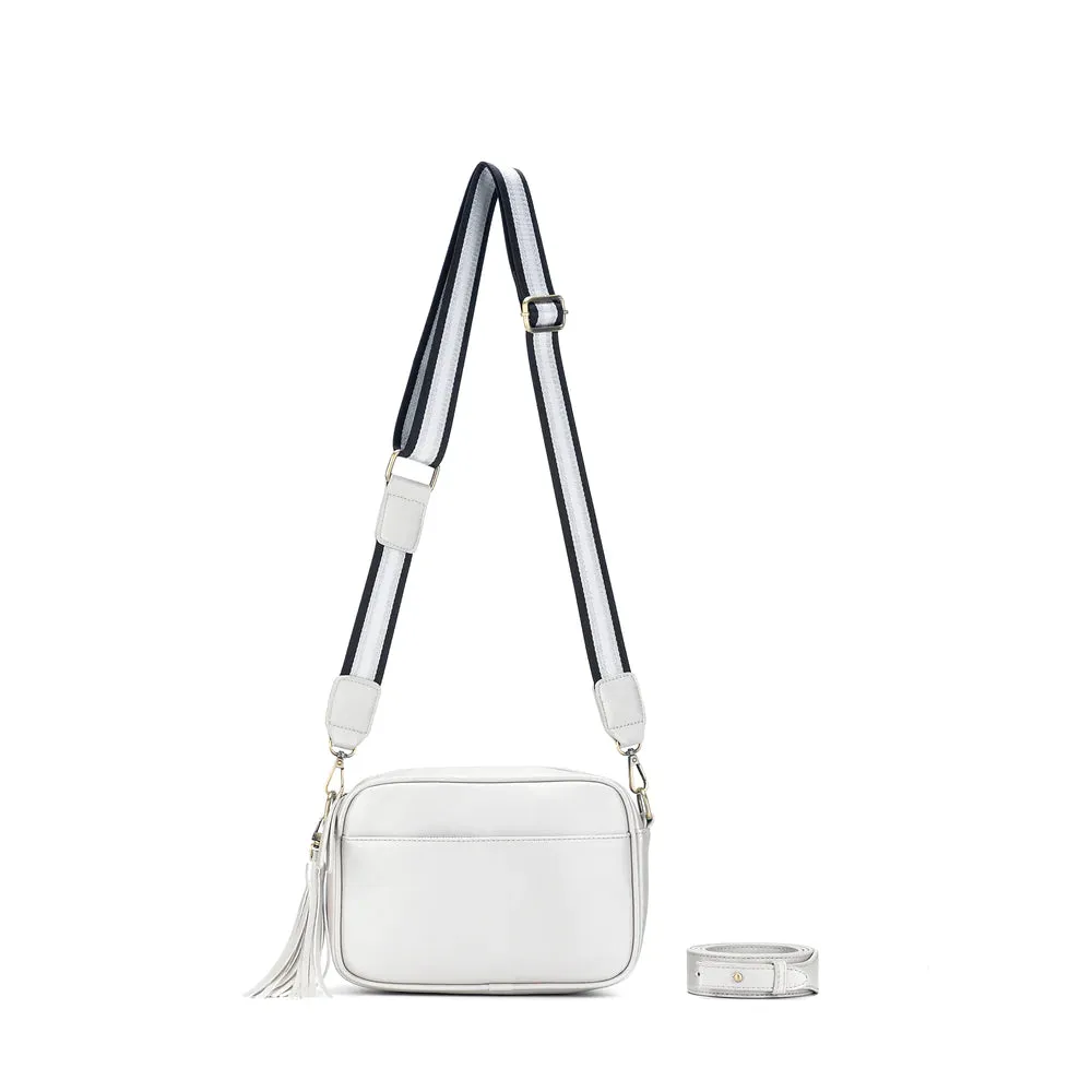 Black Caviar Designs Crossbody Bag - Raven Silver