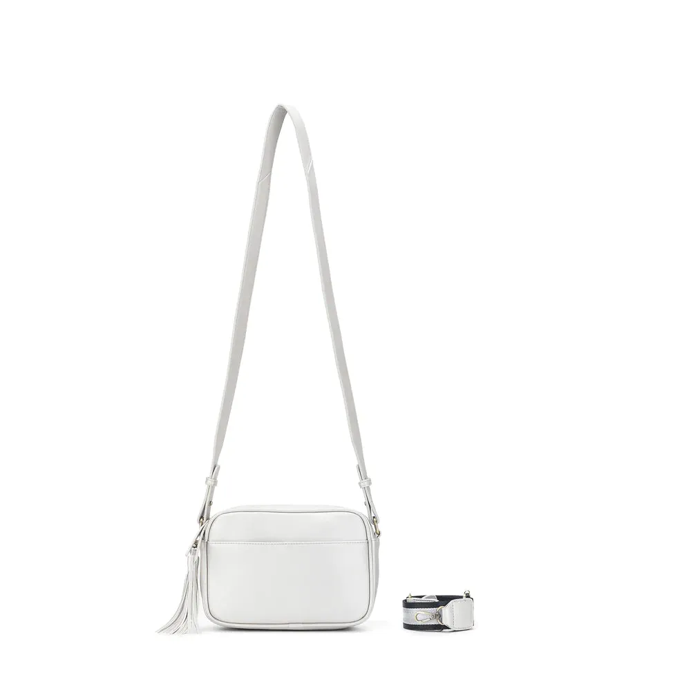 Black Caviar Designs Crossbody Bag - Raven Silver