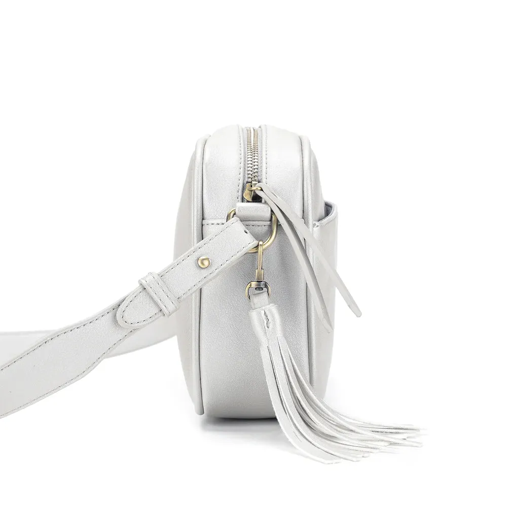 Black Caviar Designs Crossbody Bag - Raven Silver