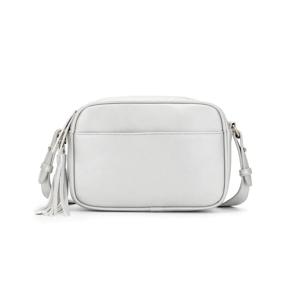 Black Caviar Designs Crossbody Bag - Raven Silver