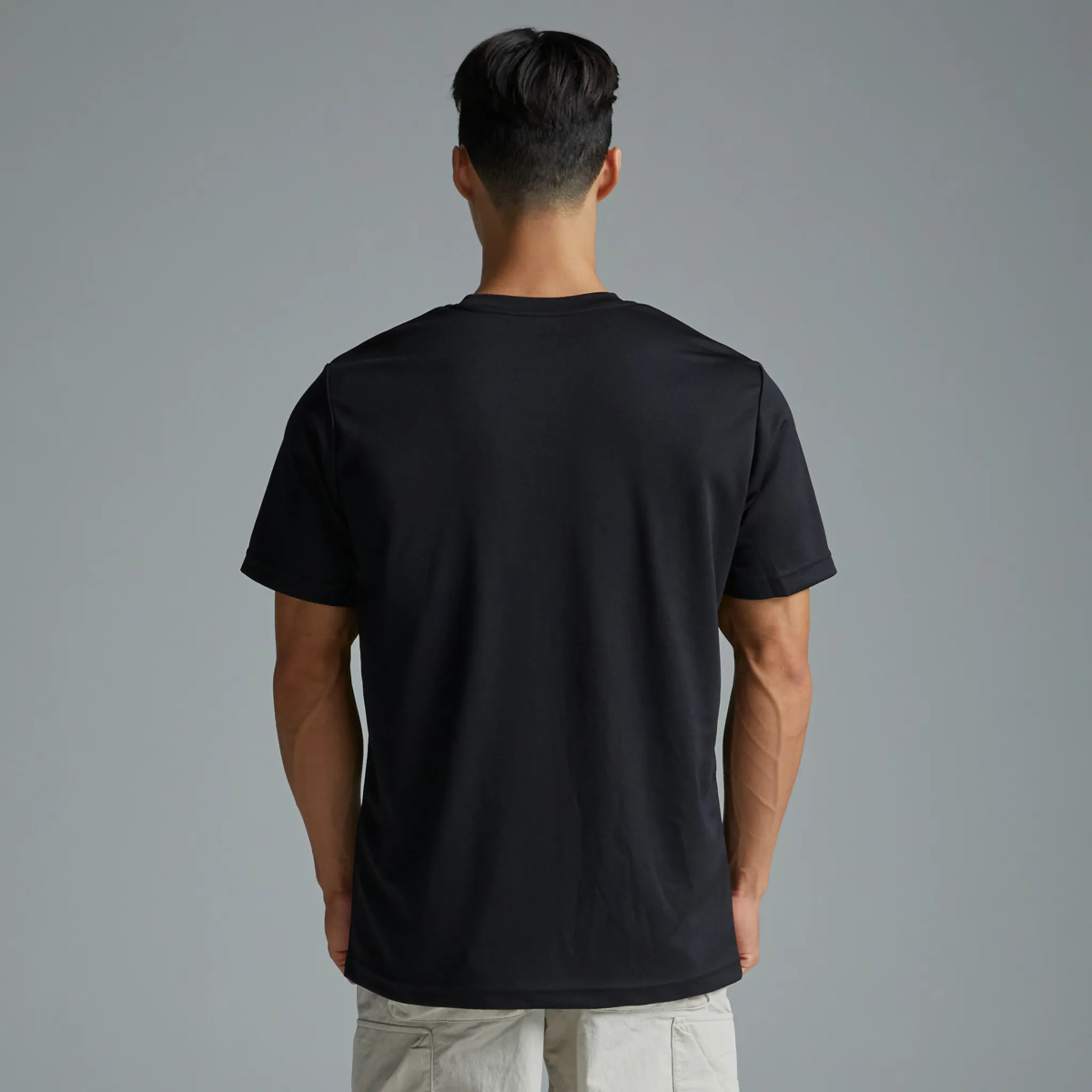 Black Monster Fit Solid Functional Cool Ever Unisex Health Short Sleeve T-Shirt 3P - 🏆 #3 - Clothing/Accessories - Best of December