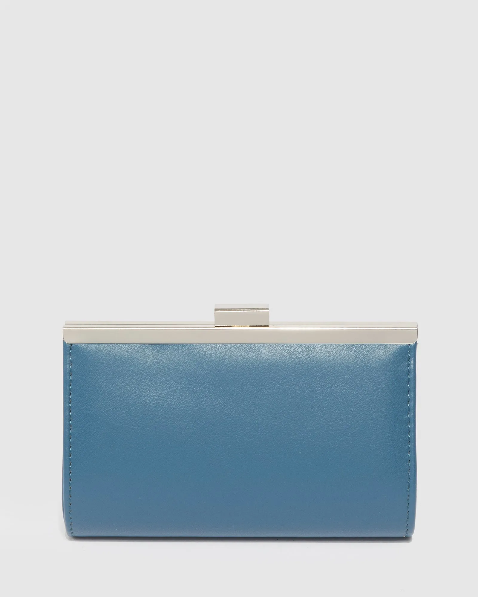 Blue Junior Chain Handle Clutch Bag