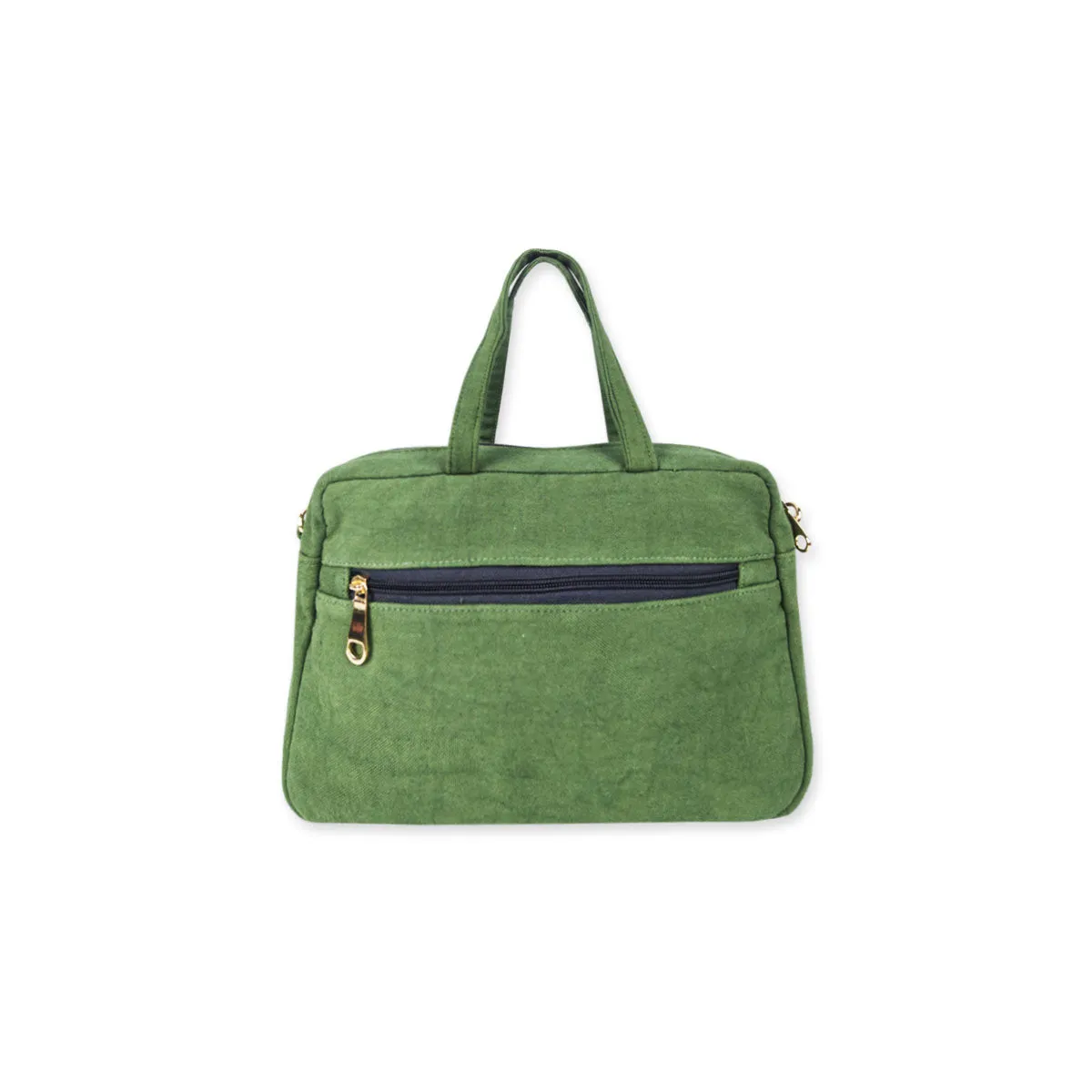 Box Sling Pouch Combo- Green Knot