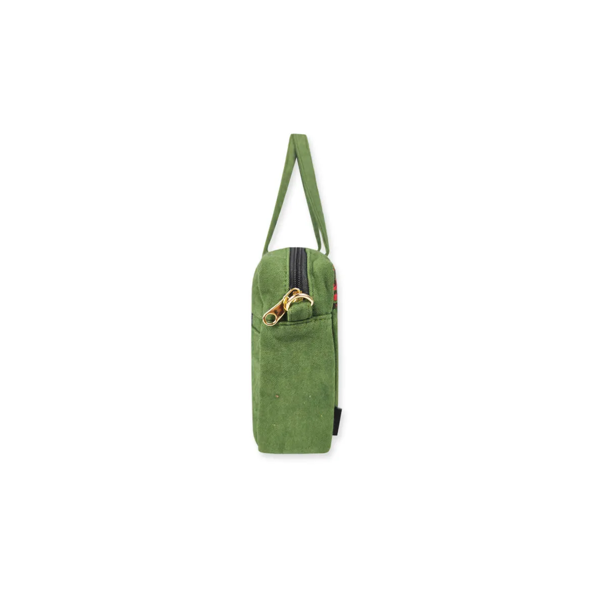 Box Sling Pouch Combo- Green Knot