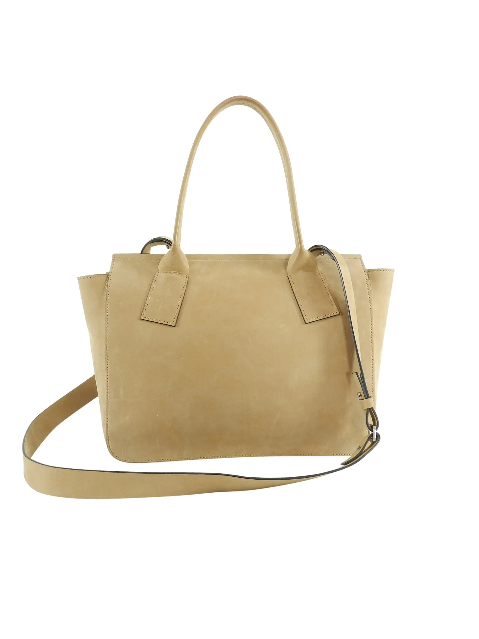 Brunello Cucinelli Light Tan Nubuck Crossbody Bag