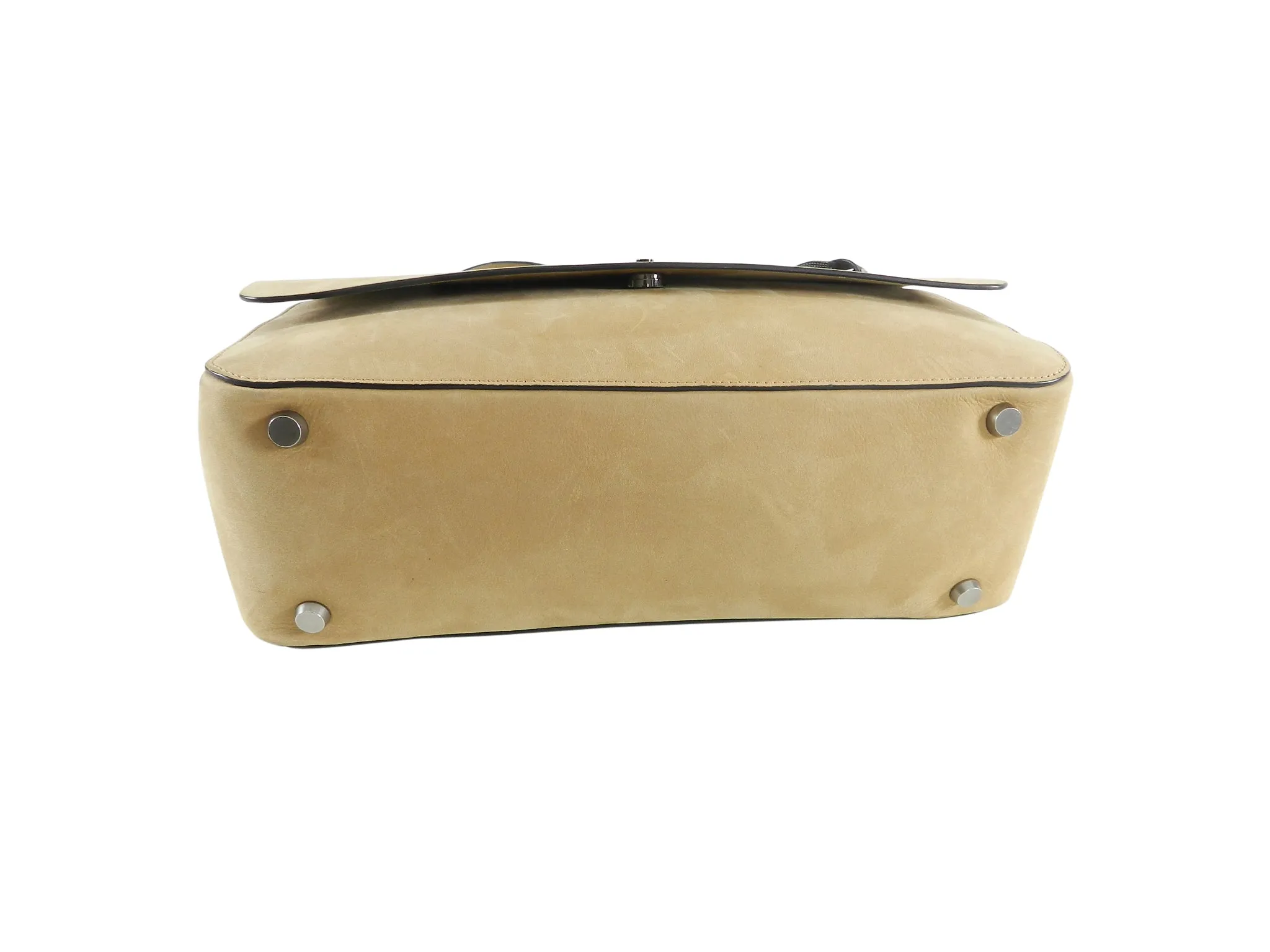 Brunello Cucinelli Light Tan Nubuck Crossbody Bag