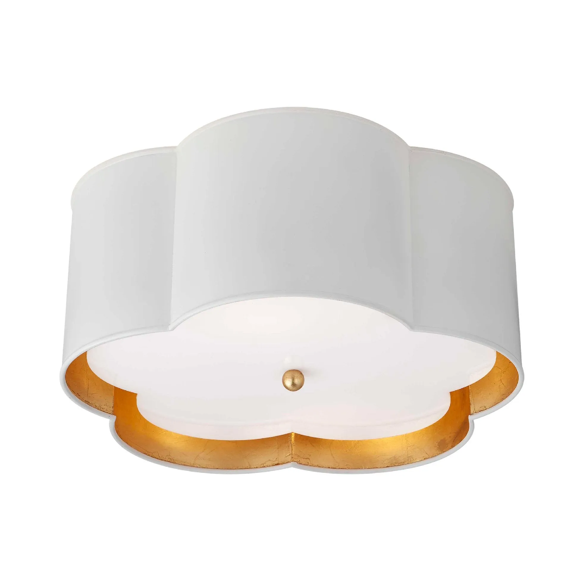 Bryce Medium Flush Mount in White
