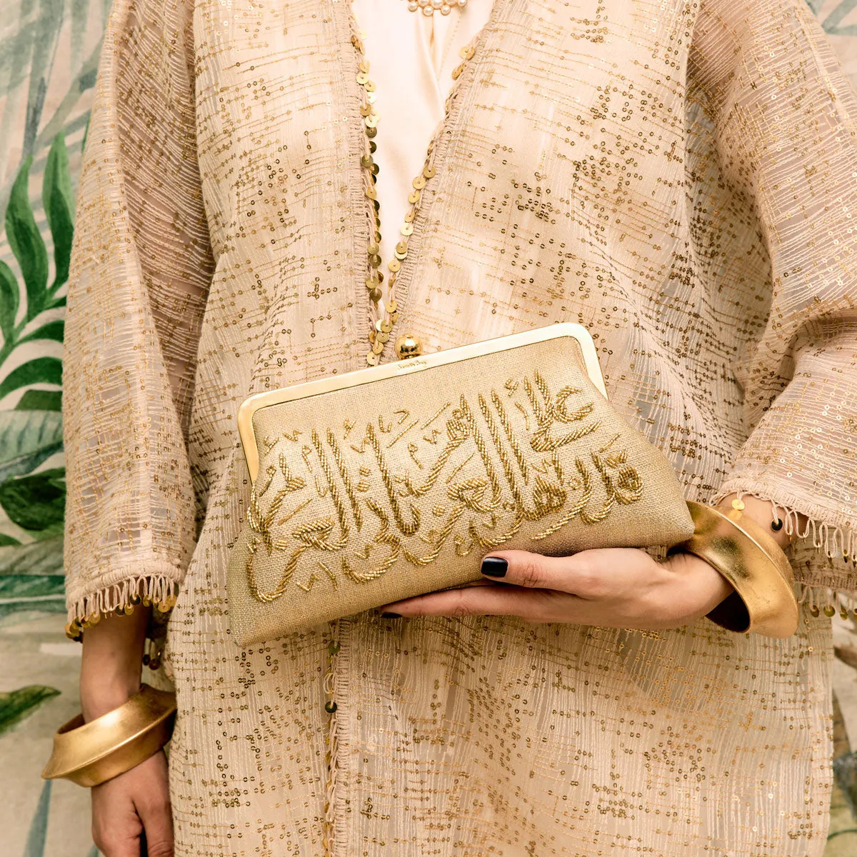 CALLIGRAPHY GOLD CLASSIC BAG