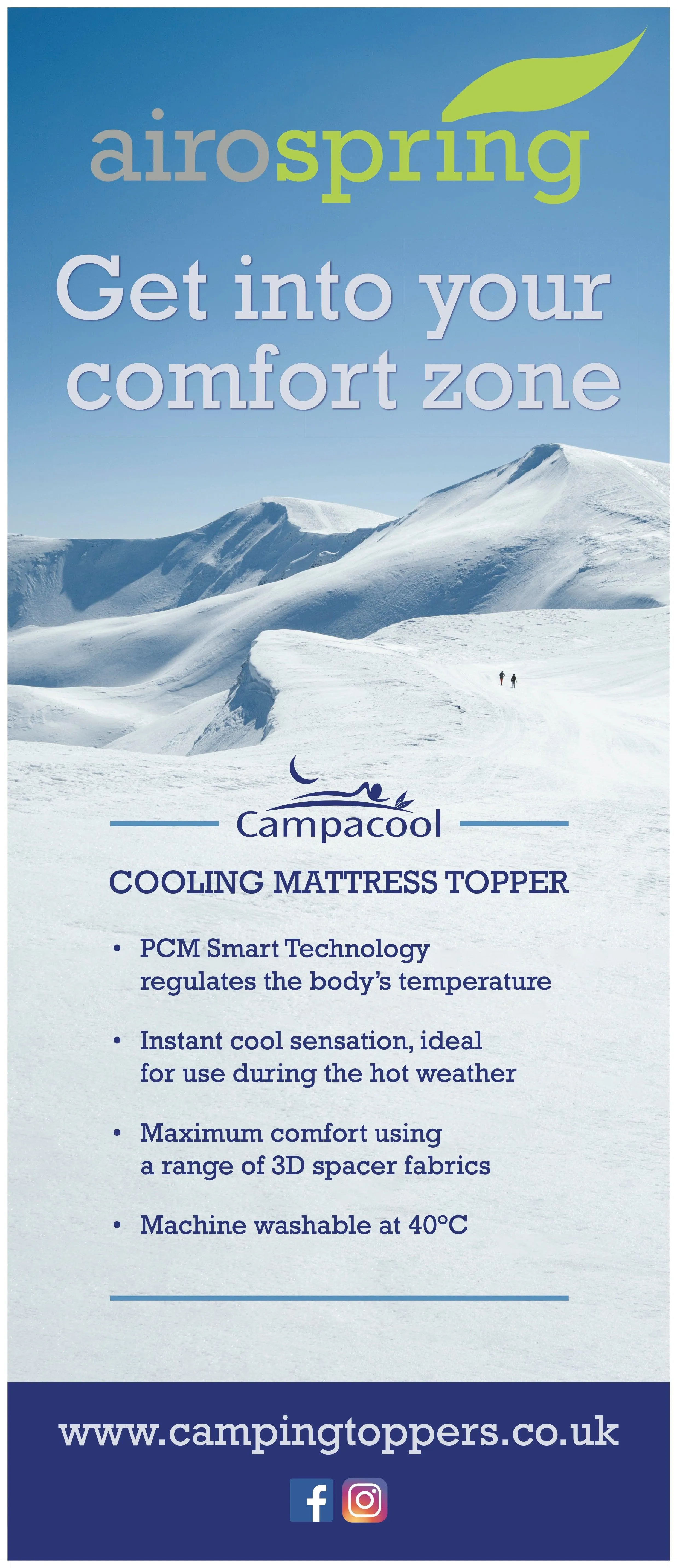 Campacool TM Mattress Topper