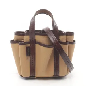Canvas Leather Garden Cabas XS Bag