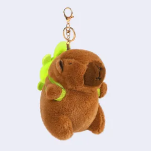 Capybara Plush Keychain (Turtle Backpack)