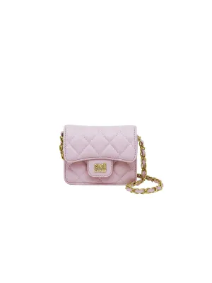 Cavalli Class COMO  Light Purple Mini Quilted Crossbody  Bag