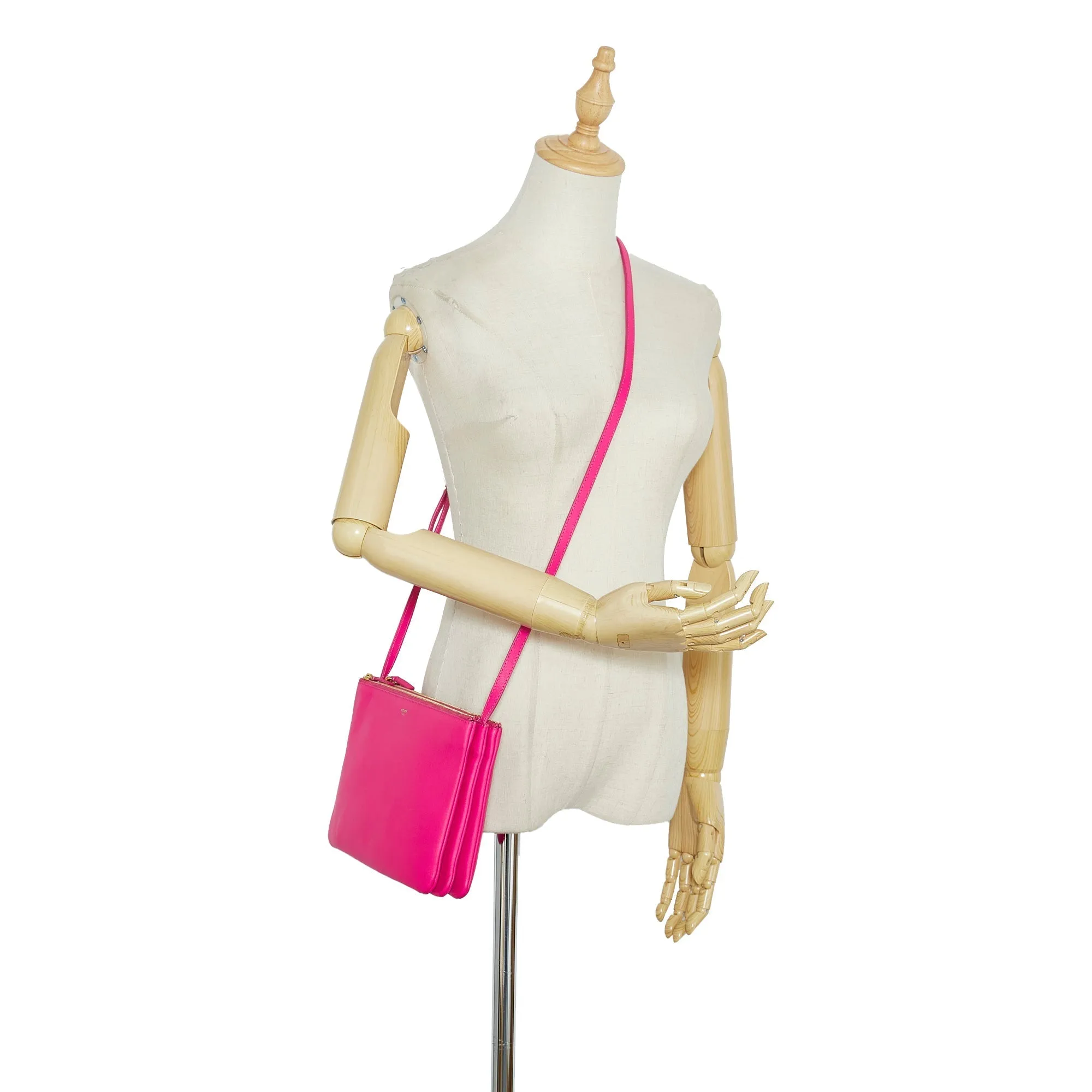 Celine Trio Large Pink Calfskin