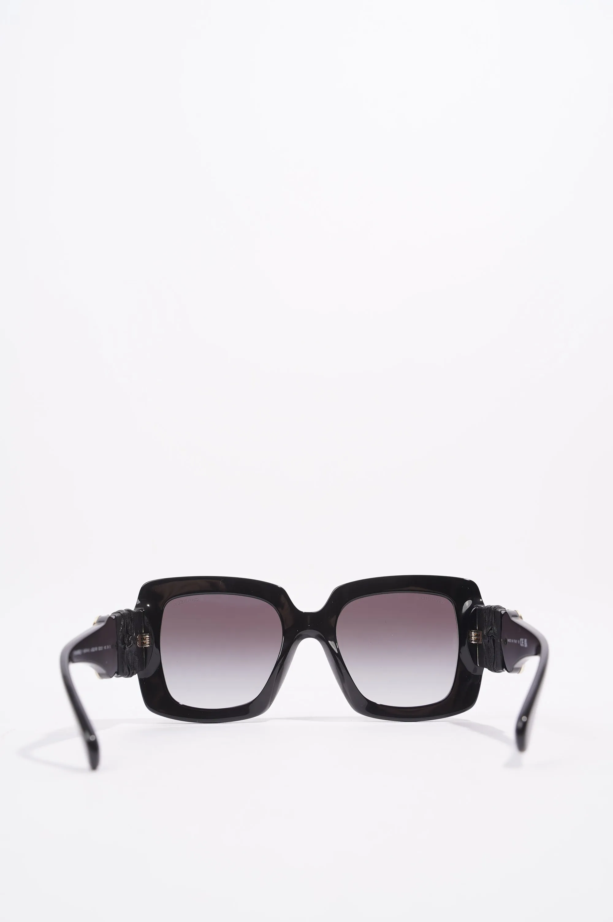 Chanel 5474-Q Sunglasses Black Acetate 140mm