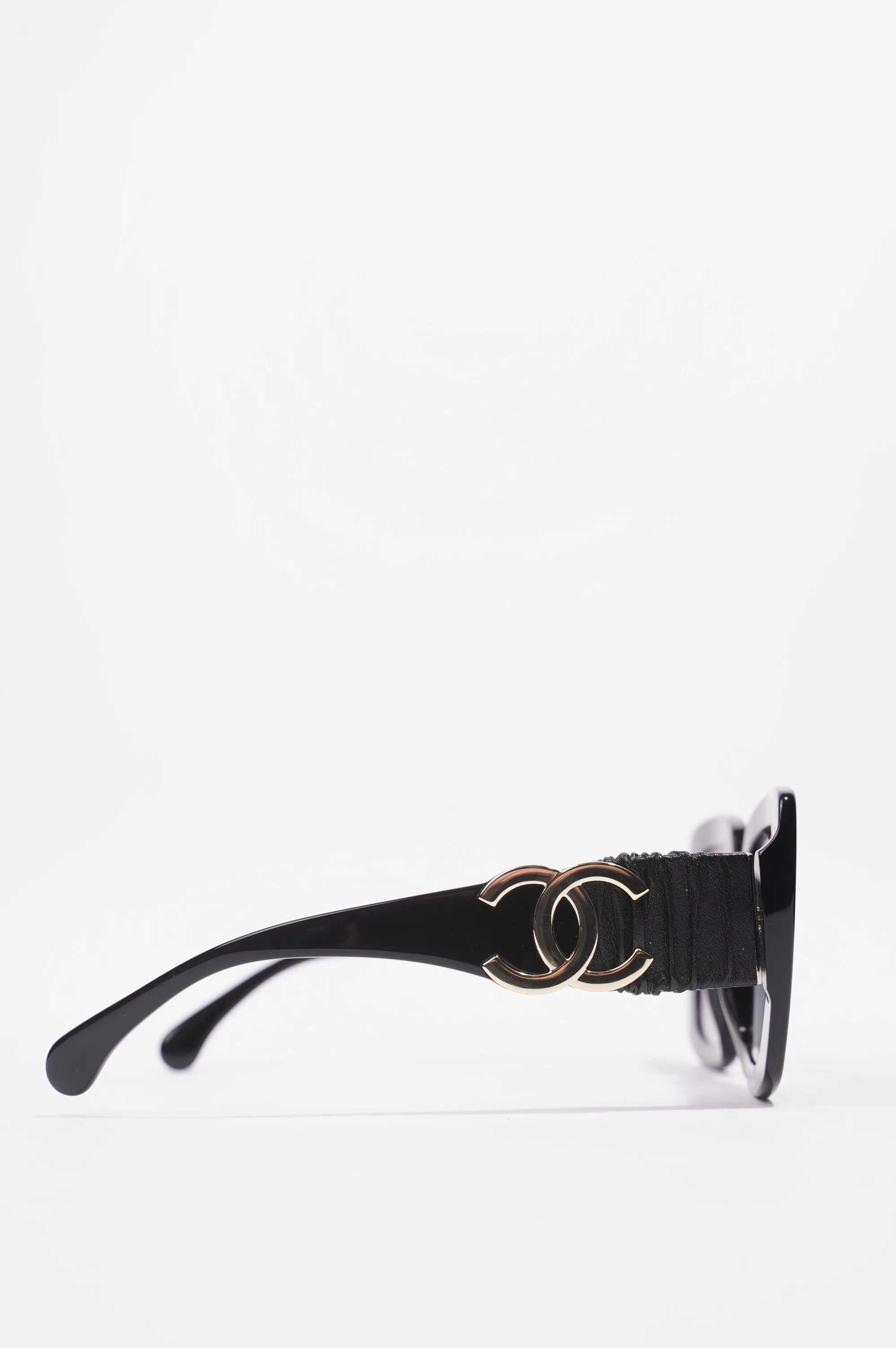 Chanel 5474-Q Sunglasses Black Acetate 140mm