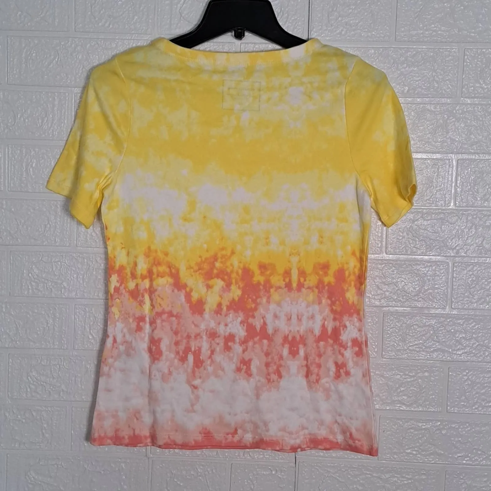 Charter Club Cotton Tie Dyed T-Shirt Top XS