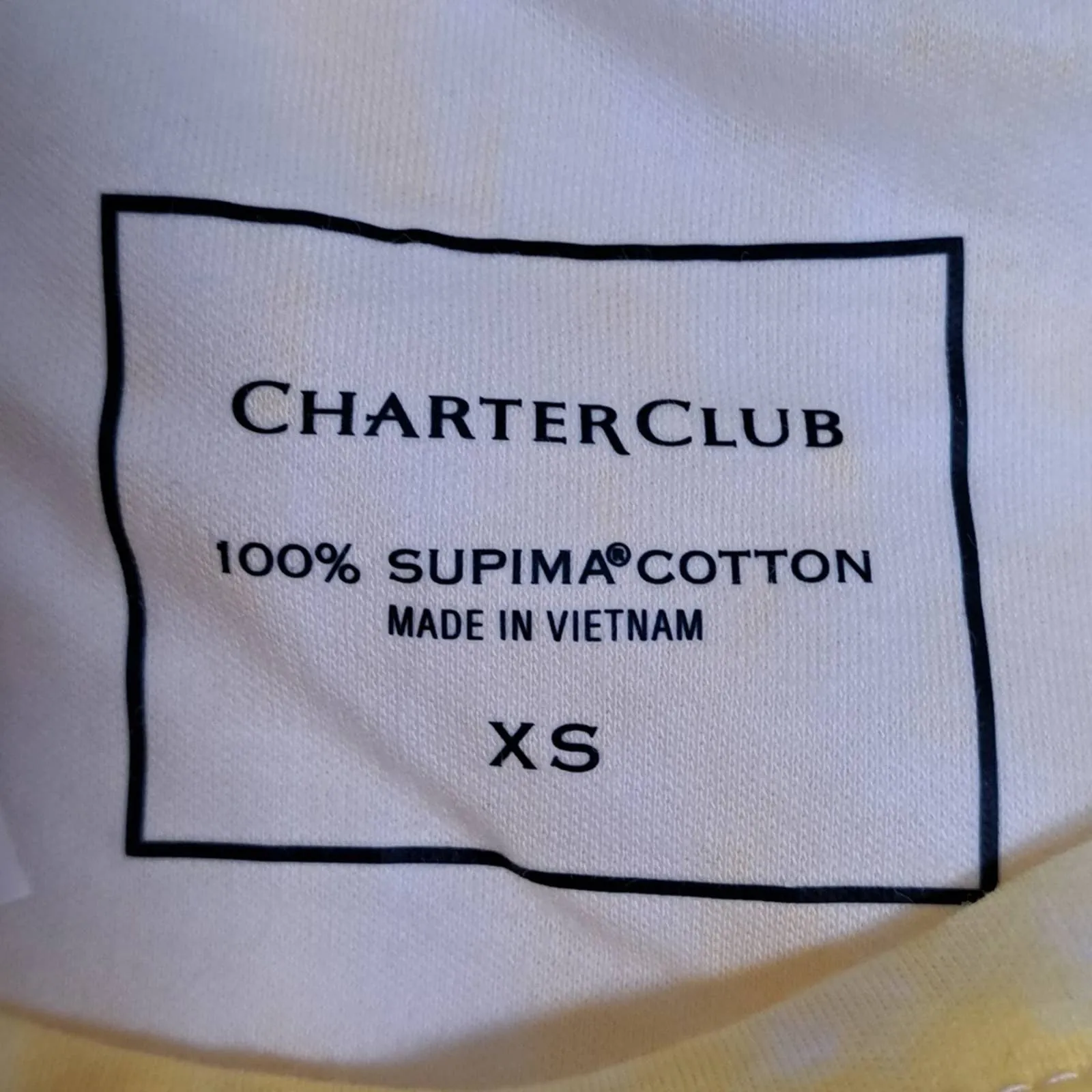 Charter Club Cotton Tie Dyed T-Shirt Top XS