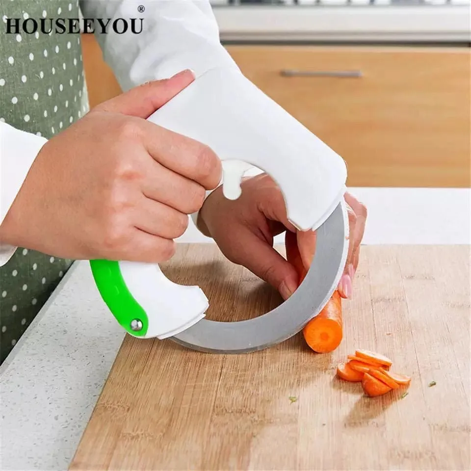 Circular Rolling Knife, Stainless Steel Cutter, Multifunctional Circular Knife