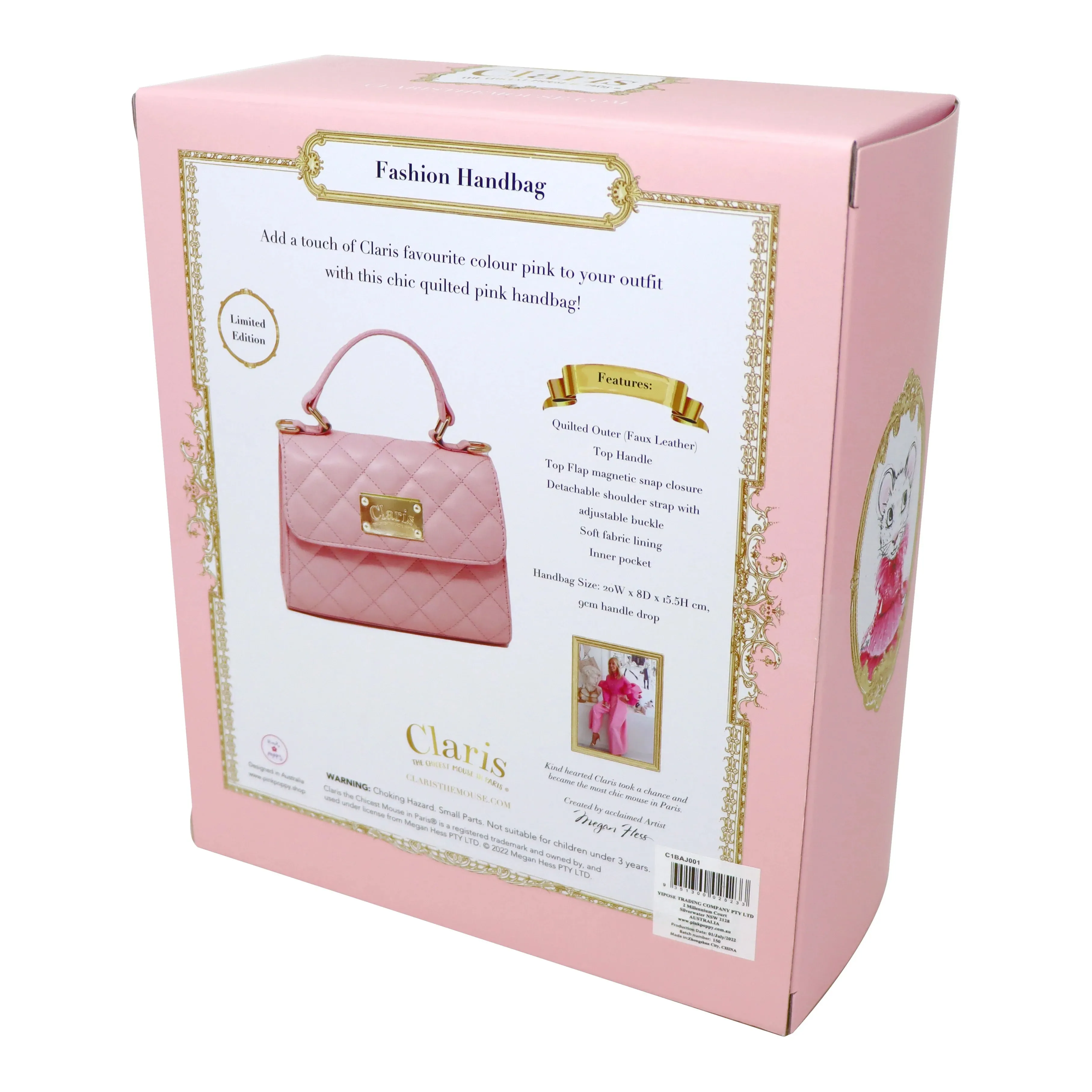 Claris Fashion Quilted Handbag