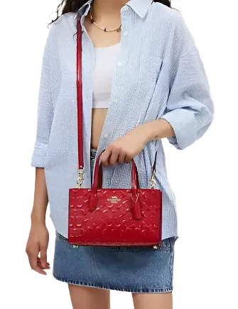Coach Nina Small Tote Bag In Signature Leather