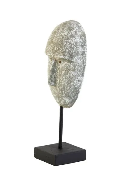 Concrete Face Ornament